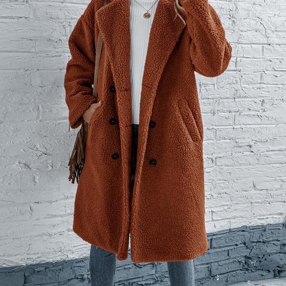 Oversized Teddy Coat - Picture 3 of 10